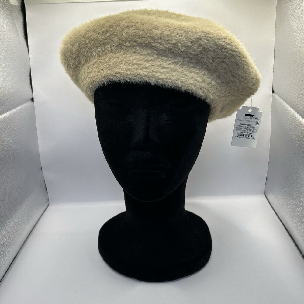 NWT A New Day Tan Fuzzy Beret Hat Women’s One Size Soft Cozy Winter Fall Cap